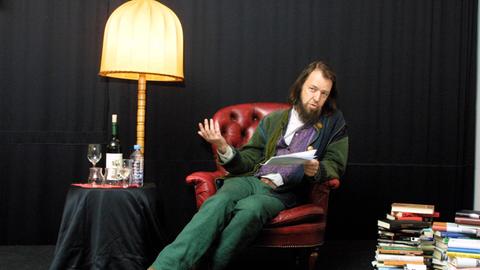 Ulrich Holbein zu Besuch in der Literaturwerkstatt Berlin