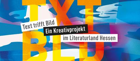Lettern TXT und BLD vor Hessischem Löwen