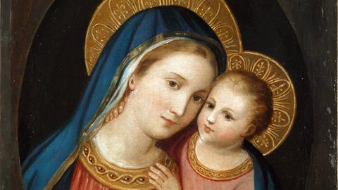 Madonna mit Kind, anonymer Maler, Chiesa della Madonna del Buon Consiglio, Torre del Greco