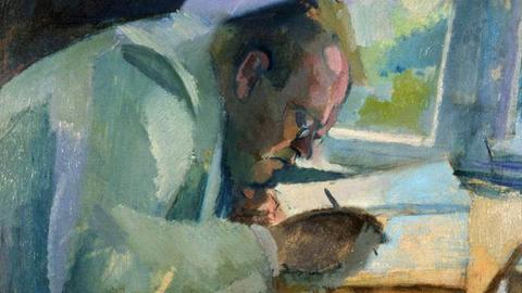 Franz Nölken: Max Reger bei der Arbeit, 1913