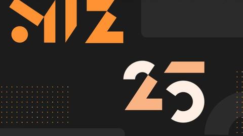 Musikinformationszentrum MIZ (Logo zum 25-jährigen Bestehen)