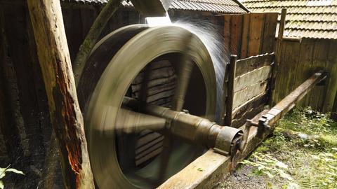 Mühlrad Wasser Mühle