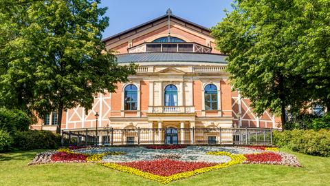 Richard Wagner-Festspielhaus auf dem Grünen Hügel in Bayreuth