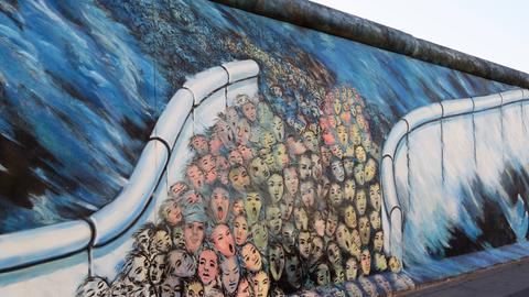 Graffiti an der Berliner Mauer