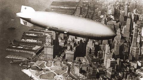 Die "Hindenburg" über New York