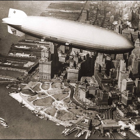 Die "Hindenburg" über New York