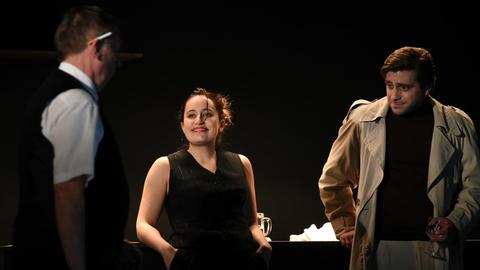 Szenenbild aus "Michael Kramer" am Staatstheater Wiesbaden 