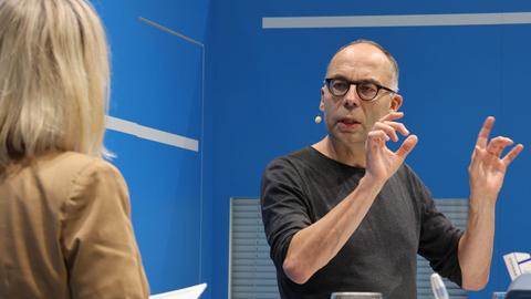 Soziologe Stephan Lessenich diskutiert auf der Frankfurter Buchmesse