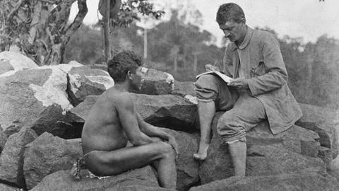 Theodor Koch-Grünberg bei der Arbeit, 1911/13 (Zwischen Sammelwut & Forschungsdrang. Koloniale Kontexte in Gießen)