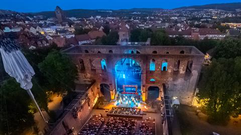 Stiftsruine während der Bad Hersfelder Festspiele 