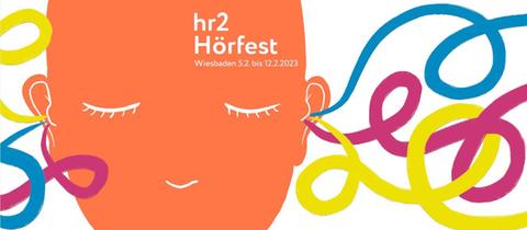Logo des hr2-Hörfests Wiesbaden 2023