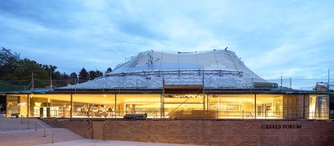 Aussenansicht großer Konzertsaal, Casals Forum