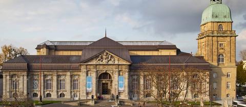 Frontale Ansicht des Hessisches Landesmuseum Darmstadt
