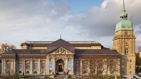 Frontale Ansicht des Hessisches Landesmuseum Darmstadt