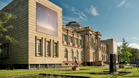 Städel Museum Frankfurt nach der Neugestaltung des Gartens 2023