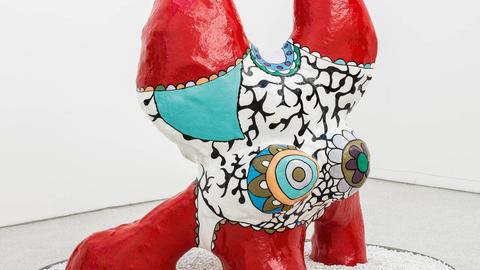 "Nana rouge jambes on air" - Niki de Saint Phalle in der Kunsthalle Schirn