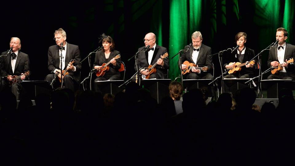 Das "Ukulele Orchestra of Great Britain"